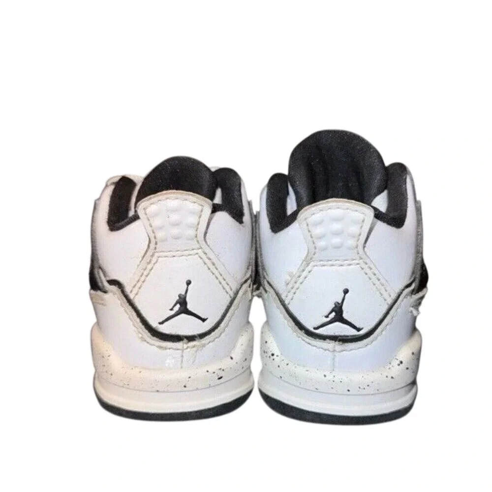 Nike Air Jordan 4 Retro Do It Yourself White DC4102-100 Toddler Baby Boy Size 4C